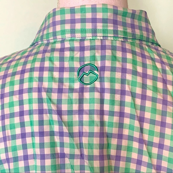 🏷️Men’s Magellan Outdoors Fish Gear MagWick Plaid Vented Shirt Large L - Picture 6 of 8